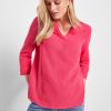 Dames Cecil | Cecil Musselin Blouse Strawberry Red 343928 14472