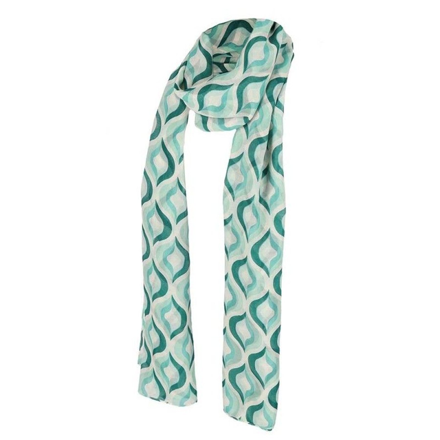 Dames Sarlini | Sarlini Multiprint Sjaal Mint 000420-00409