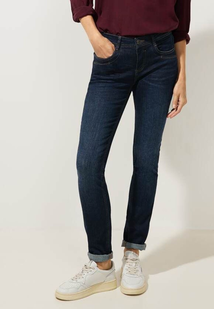 Dames Street One | Street One Denim Jane Dark Indigo 376540 15113