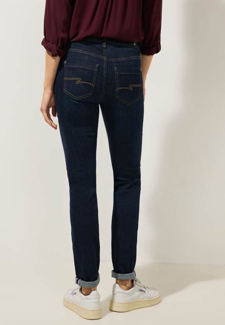 Dames Street One | Street One Denim Jane Dark Indigo 376540 15113