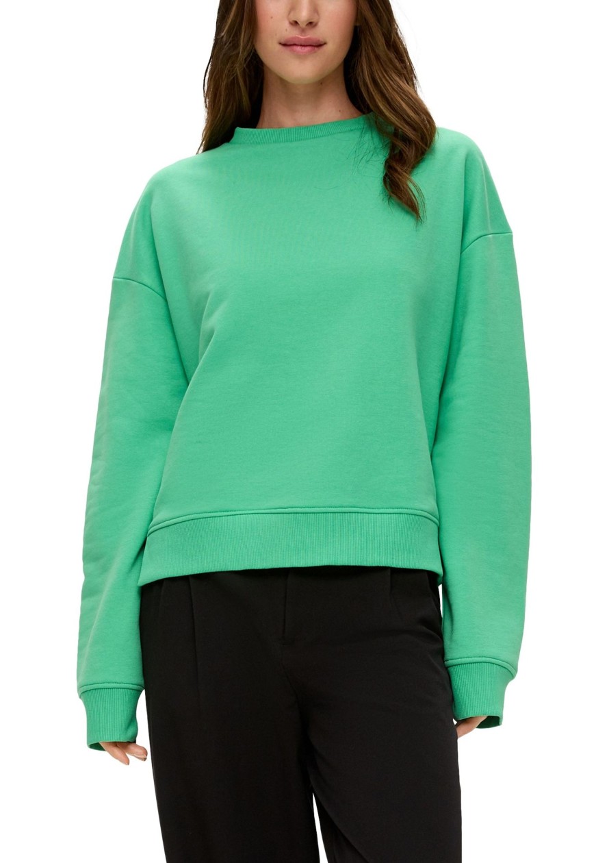 Dames S.Oliver | Qs By S. Oliver Sweater Green 2138469 7306