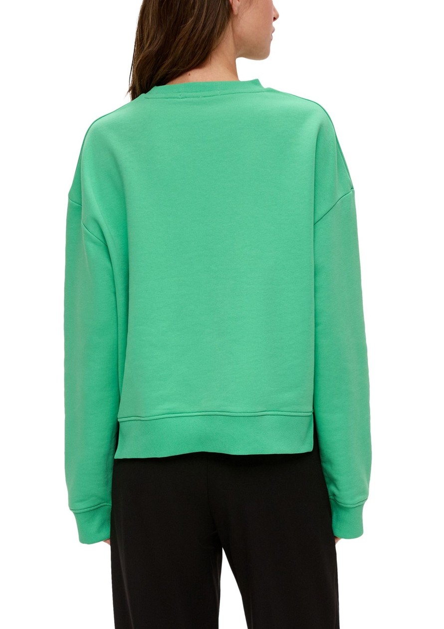 Dames S.Oliver | Qs By S. Oliver Sweater Green 2138469 7306