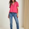 Dames Cecil | Cecil Uni Blouse Strawberry Red 343933 14472