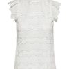 Dames Jacqueline de Yong | Jdy Kanten Top Cloud Dancer 15140241