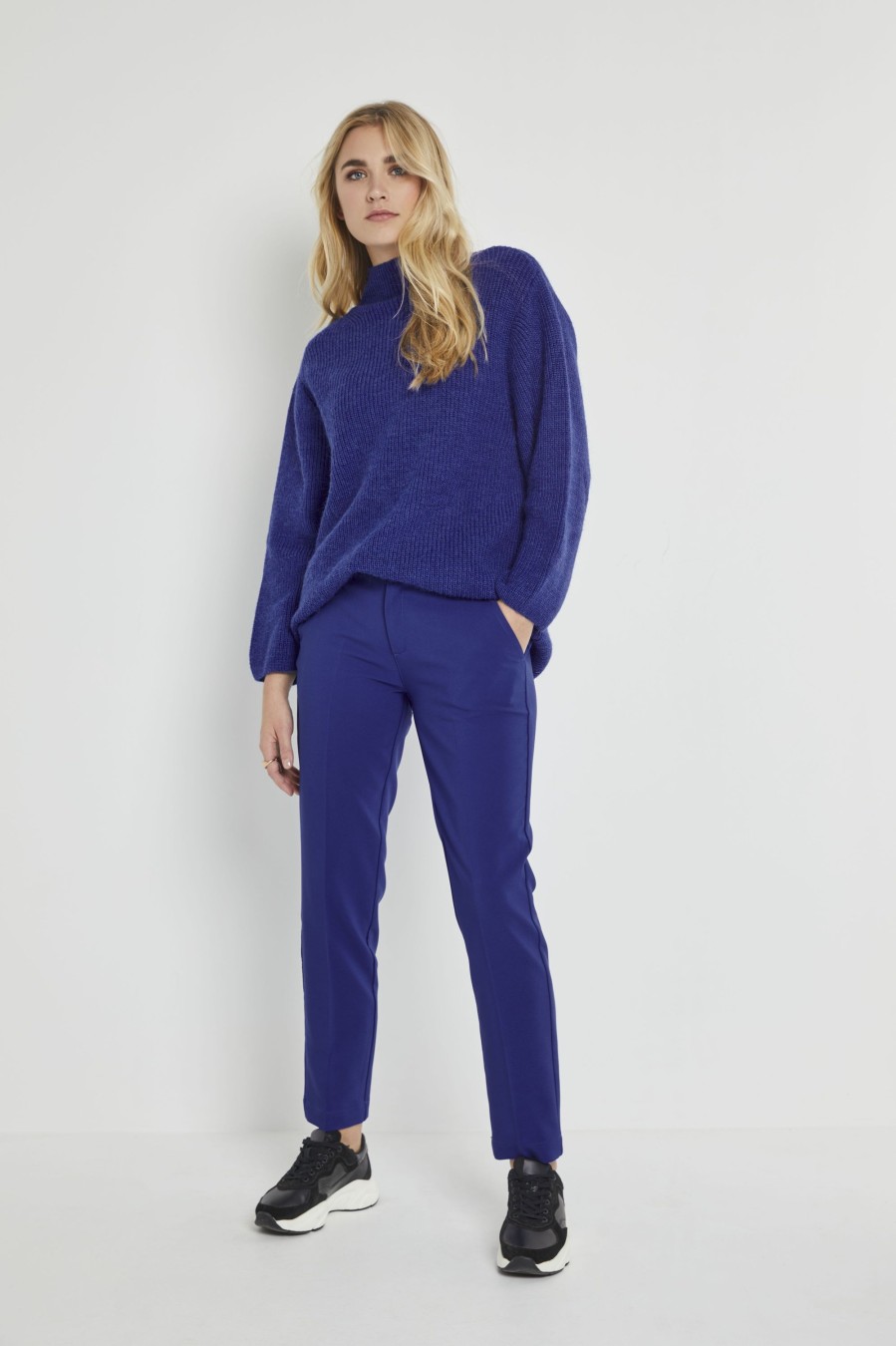 Dames Para Mi | Para Mi Broek Cate Citysuit Bright Blue 231.188274