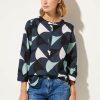 Dames Street One | Street One Print Blouse Vintage Green 344113 33825