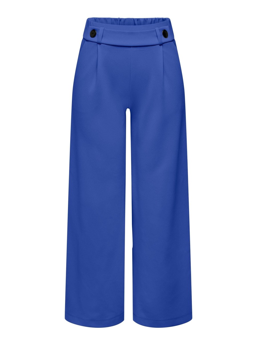 Dames Jacqueline de Yong | Jdy Wijde Jersey Broek Dazzling Blue 15208430