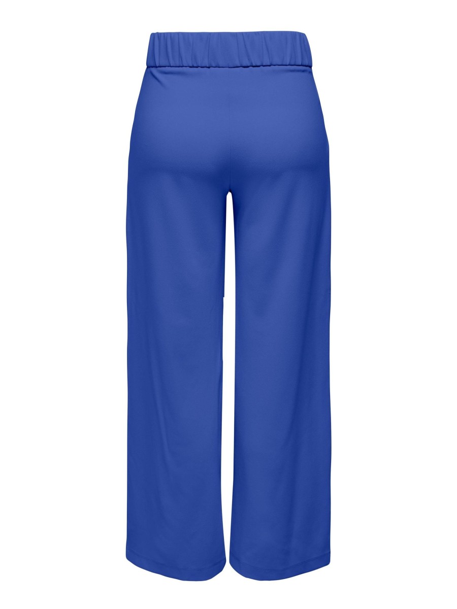 Dames Jacqueline de Yong | Jdy Wijde Jersey Broek Dazzling Blue 15208430