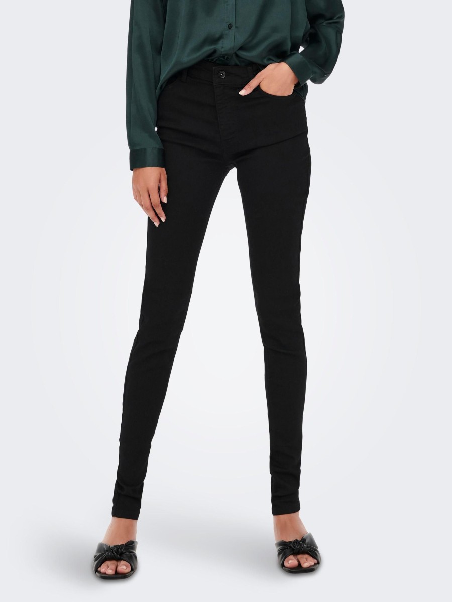 Dames Jacqueline de Yong | Jdy Skinny Denim Molly Zwart 15275629