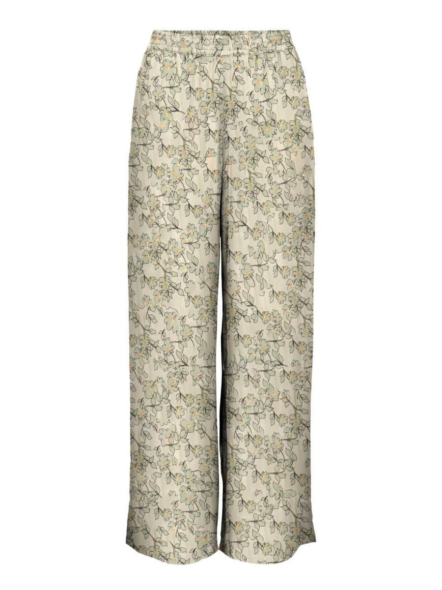 Dames Jacqueline de Yong | Jdy Print Broek Whitecap Gray 15295021