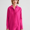 Dames Street One | Street One Lange Blouse Oasis Pink 343772 14507