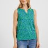 Dames Cecil | Cecil Print Top Fresh Green 319561 34794