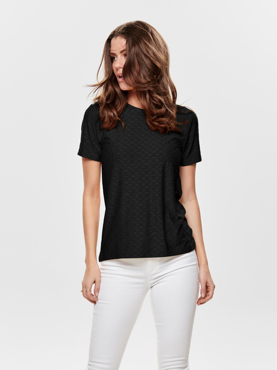 Dames Jacqueline de Yong | Jdy Broderie Shirt Black 15158450