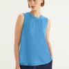 Dames Street One | Street One Jersey Top Blue Bay 320002 14915
