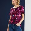 Dames Street One | Street One Print Shirt Tamed Berry 319590 34886