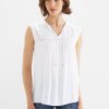 Dames Street One | Street One Blouse Top White 343959 10000