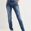 Dames Cecil | Cecil Denim Toronto Mid Blue Wash 376494 10284