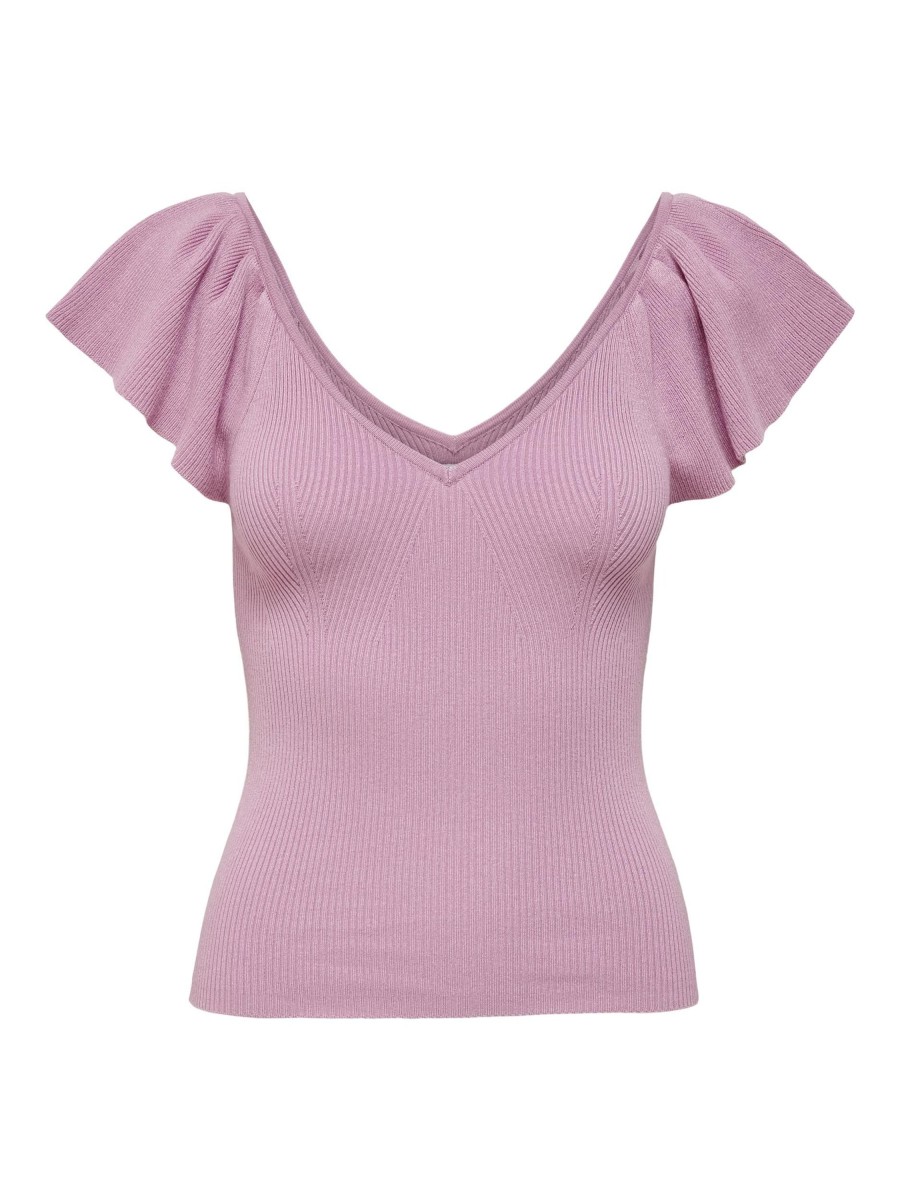 Dames Jacqueline de Yong | Jdy Vlindermouw Top Mauve 15261569