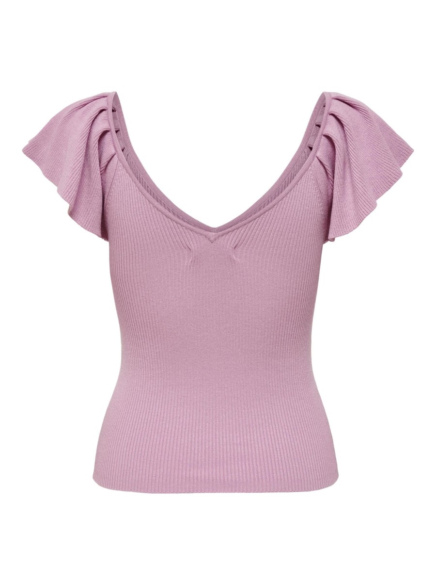 Dames Jacqueline de Yong | Jdy Vlindermouw Top Mauve 15261569