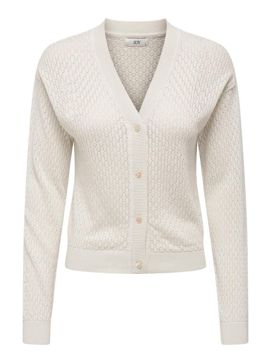 Dames Jacqueline de Yong | Jdy Structuur Brei Vest Eggnog 15294221