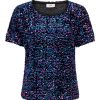 Dames Jacqueline de Yong | Jdy Pailletten Top Blue 15316712