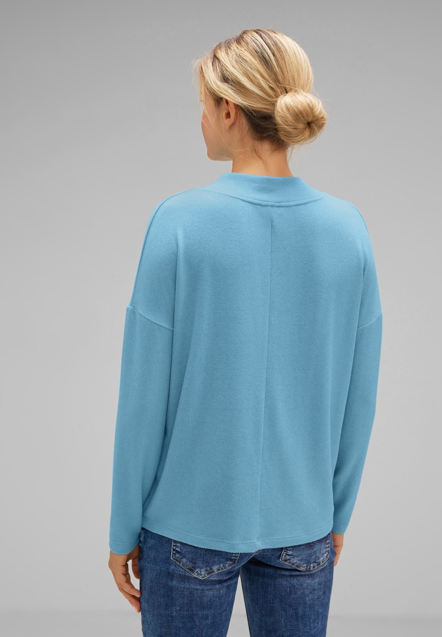 Dames Street One | Street One Sweatshirt Light Aquamarine 320577 1537