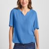 Dames Cecil | Cecil Shirt Marina Blue 343925 12770