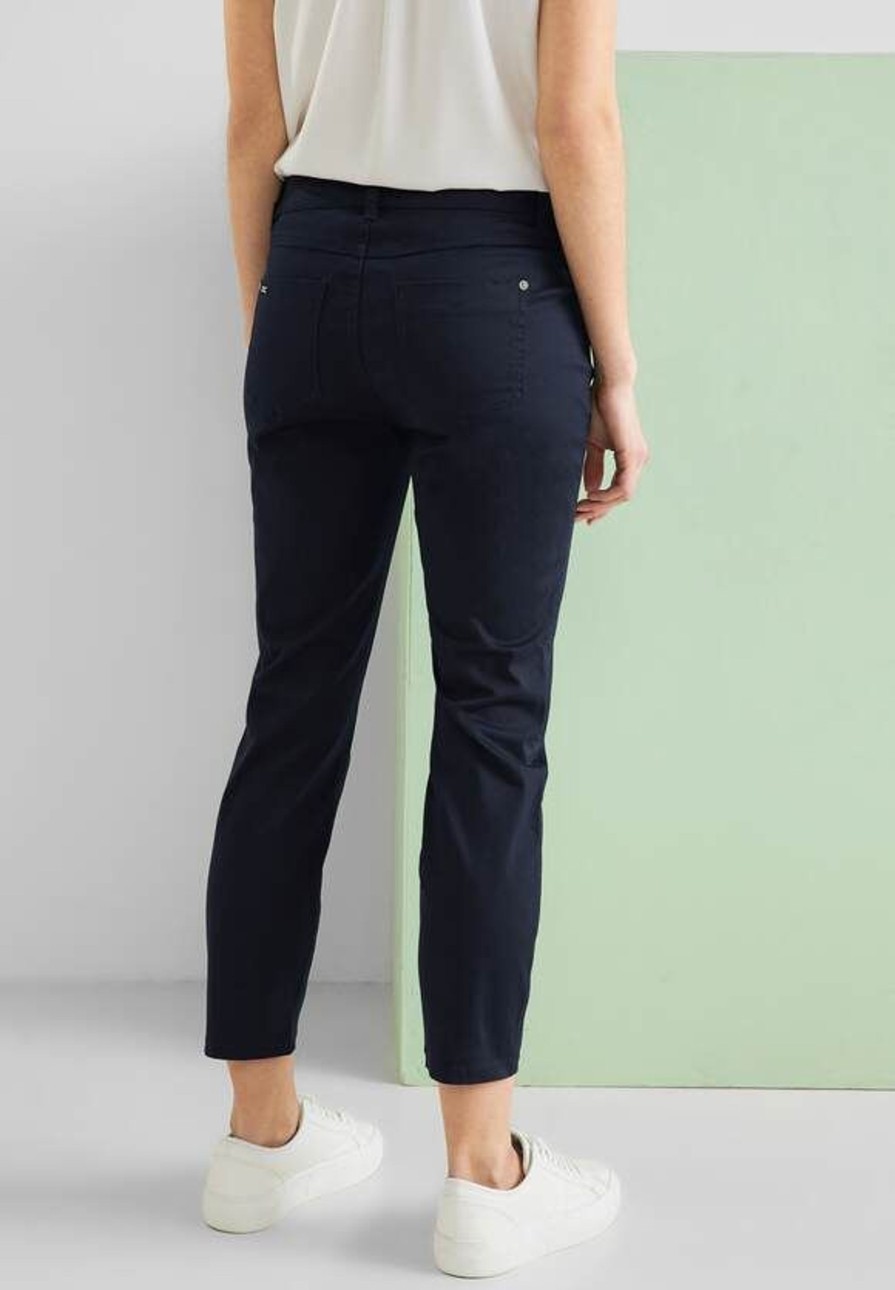 Dames Street One | Street One 7/8 Broek Yulius Deep Blue 376146 11238