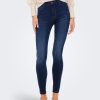 Dames Jacqueline de Yong | Jdy High Waist Skinny Denim Dark Blue 15275628