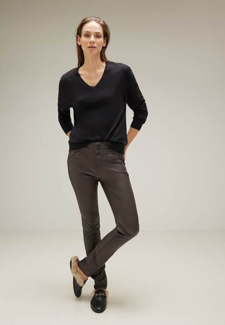 Dames Street One | Street One Coated York Falcon Brown 376626 13968