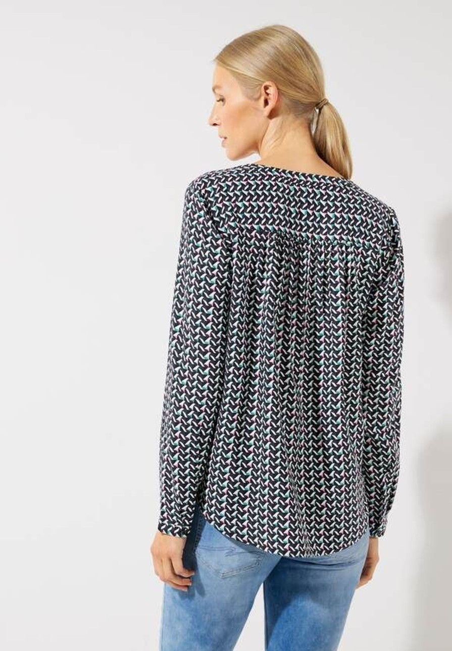 Dames Street One | Street One Print Blouse Meta Lilac 344092 35141