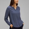 Dames Street One | Street One Print Blouse Deep Blue 344272 31238