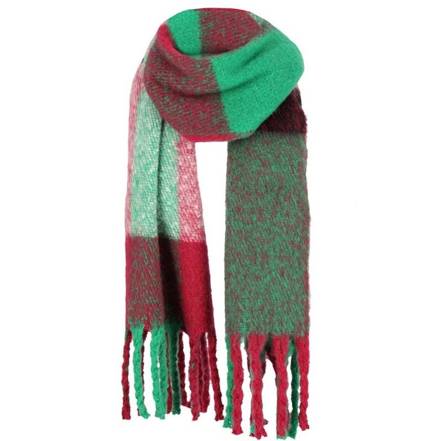 Dames Sarlini | Sarlini Wintersjaal Bright Green 000431-00078