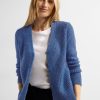 Dames Cecil | Cecil Knopen Vest Dynamic Blue 253664 15094