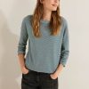 Dames Cecil | Cecil Streep Shirt Vanilla White 320341 23474