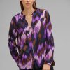 Dames Street One | Street One Print Blouse Pure Lilac 344339 35408
