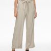 Dames Jacqueline de Yong | Jdy Wijde Linnen Broek Oatmeal 15254626