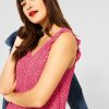Dames Street One | Street One Blouse Top Intense Coral 343345 23937