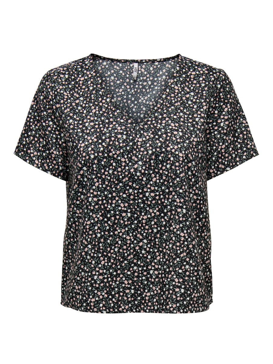 Dames Jacqueline de Yong | Jdy V-Hlas Blouse Black 15279743