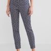 Dames Street One | Street One Print Broek Deep Blue 376311 31238