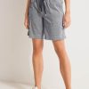 Dames Street One | Street One Loose Fit Bermuda Deep Blue 376405 2123