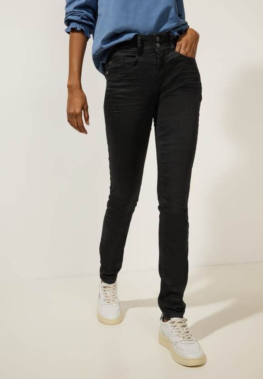 Dames Street One | Street One Denim York Black A376539 15111