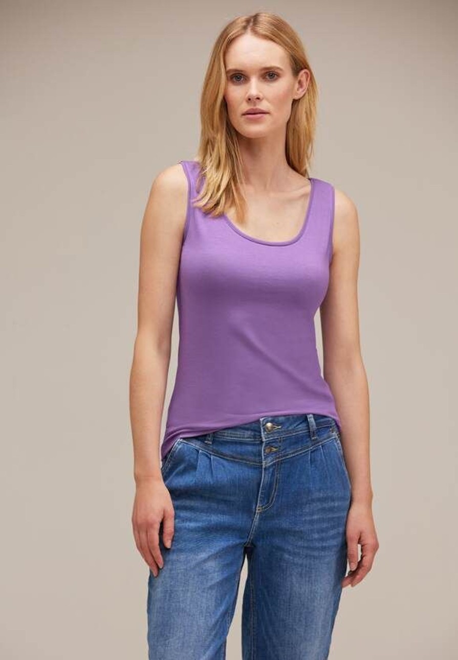 Dames Street One | Street One Basis Top Lupine Lilac 317511 15181