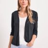 Dames Cecil | Cecil Dun Open Vallend Vest Grey 319631 12538