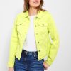 Dames Cecil | Cecil Denim Jack Limelight Yellow 211869 14749