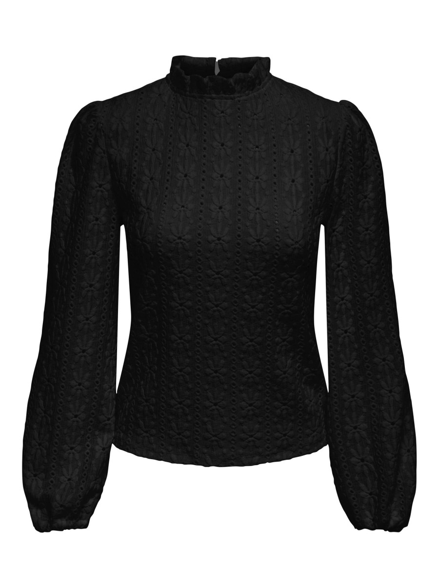 Dames Jacqueline de Yong | Jdy Broderie Top Black 15294313