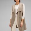 Dames Street One | Street One Brei Gilet Sand Melange 253671 14960