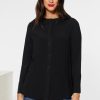 Dames Street One | Street One Lange Blouse Zwart 343610 10001