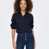 Dames Jacqueline de Yong | Jdy Overhemd Blouse Sky Captain Blauw 15149877