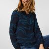Dames Cecil | Cecil Print Blouse Deep Blue 343637 30128